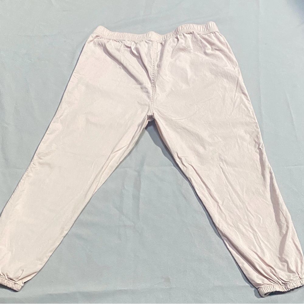 Girls Twill Jogger Pants - Pink - Picture 3 of 4